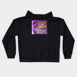 International Women`s Day Kids Hoodie